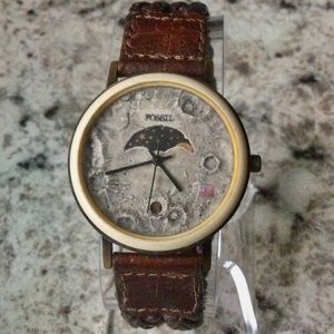 1987 FOSSIL MOON LANDING WATCH FM-1815